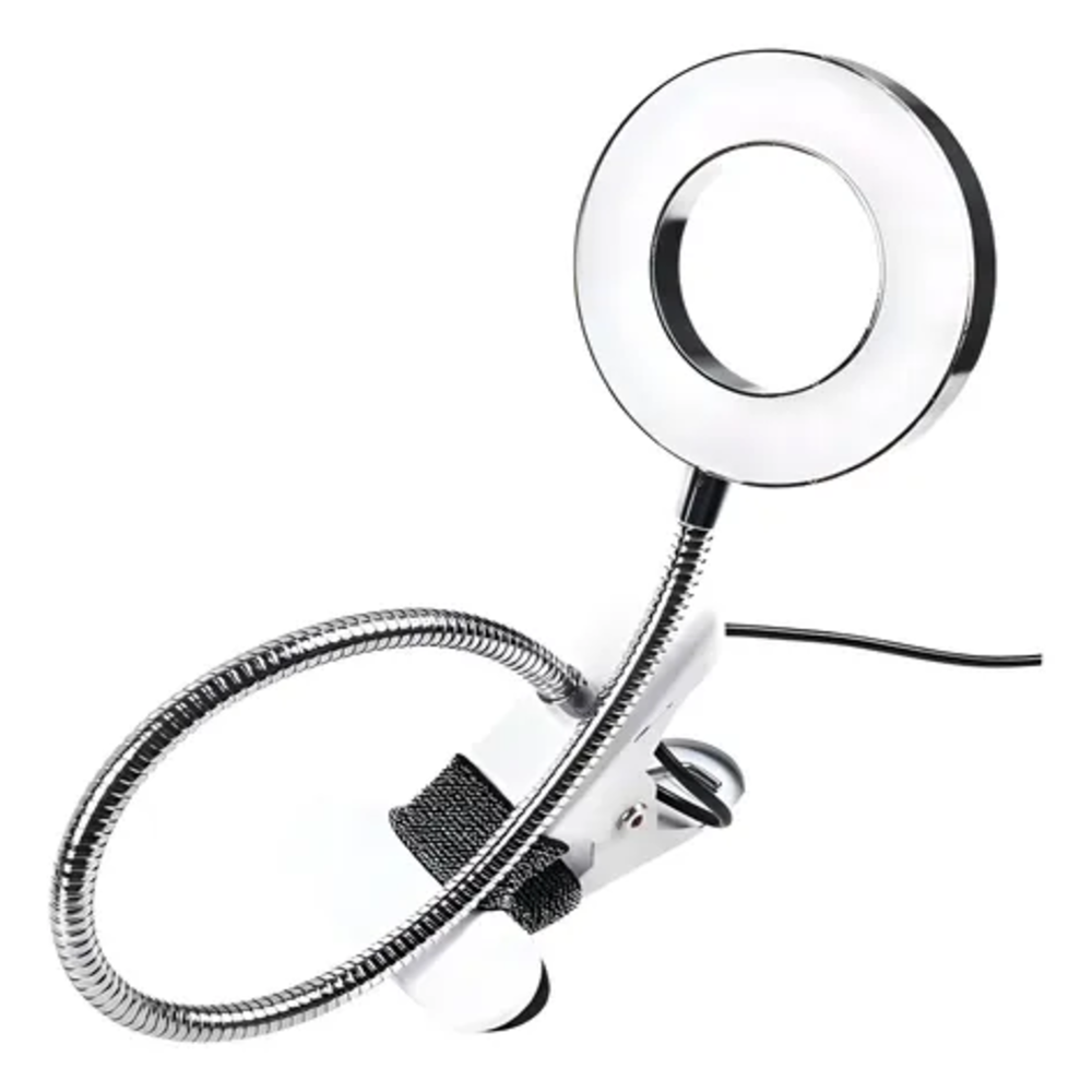 Lampara Aro Led Soporte Pinzas